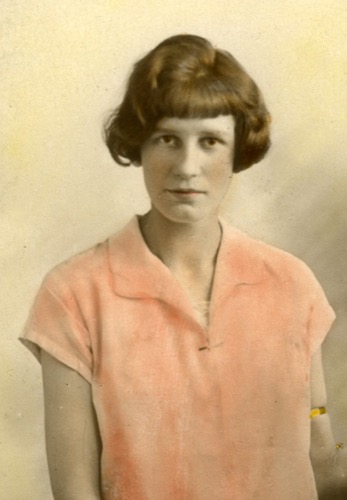 Alice Briscoe as a young woman.