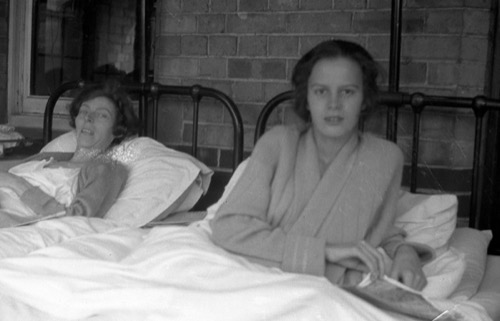 Patients suffering from Tuberculosis were often placed outside.