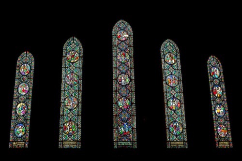 Stained glass, Hereford Cathedral.