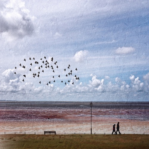 Basic composite of promenade scene at Lytham St. Annes.